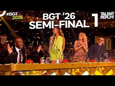 Top 5 INCREDIBLE Acts from BGT 2026 Semi-Final 1