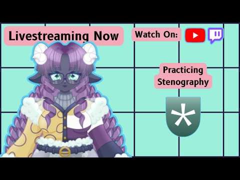 [52 Vertical VOD] practicing stenography - Steno Jig, Textbook | Let's Co-work and Study!