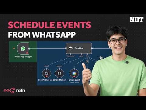 Manage Google Calendar with WhatsApp + ChatGPT in n8n | AI Virtual Assistant Tutorial