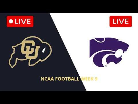 Colorado vs Kansas State LIVE Today | NCAA Football Week 9 | College Football 2026