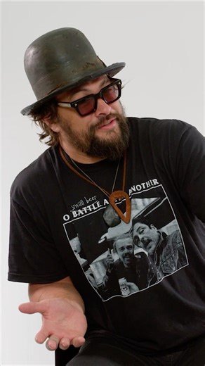 Does Jason Momoa ever NOT drink??! #menshealth