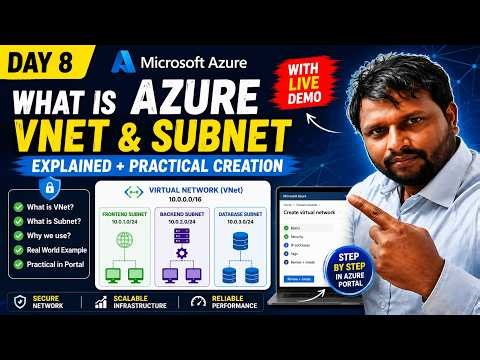 Azure VNet & Subnet Explained | Practical Creation in Azure Portal | Azure Networking Tutorial
