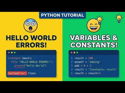 PYTHON Series [Episodes 001 to 003] | Programming Languages | Artificial Intelligence | தமிழ்