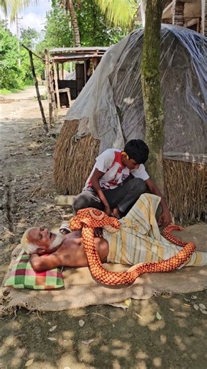 FAKE KING COBRA PRANK ON SLEEPING GRANDPA! 🐍😱 His Reaction Is INSANE!