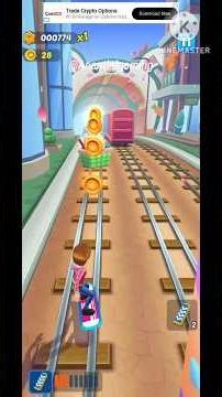 Epic Train Track Chase! 🏃‍♀️💨 Endless Runner #gaming