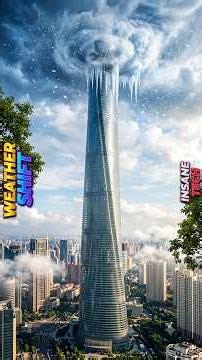 Why does the weather change as you climb up this building in China? 😱 | Shanghai Tower