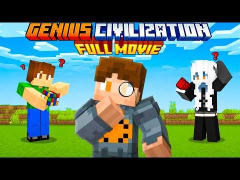 Minecraft, but I survive in GENIUS CIVILIZATION [FULL MOVIE]