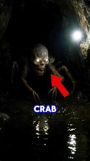 The Truth About the Cave Creature Will Shock You #creepy #horrorshorts