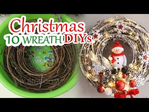 10 beautiful DIY Christmas wreath ideas - MAKE THESE WREATHS