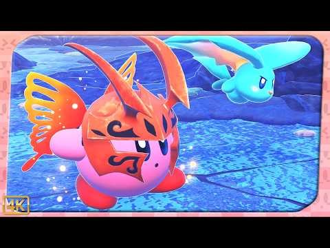 Kirby and the Forgotten Land + Star-Crossed Road ⁴ᴷ All Final Bosses & Endings (Morpho Knight Kirby)