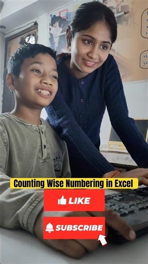 Counting Wise Numbering in Excel | Automatic Serial Number Formula