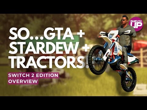 This is Basically GTA Meets STARDEW VALLEY IRL Right!? Farming Simulator Switch 2 Edition