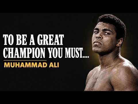 Muhammad Ali's Deepest Quotes About Pain, Fear & Starting Over| Motivation SOW