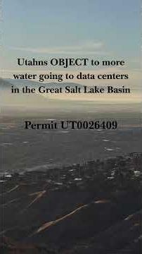 Help STOP ANOTHER data center - Tooele
