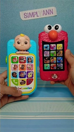 Cute cocomelon and Elmo learning phone
