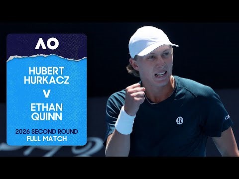 Hubert Hurkacz v Ethan Quinn Full Match | Australian Open 2026 Second Round