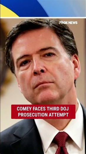 Comey facing THIRD prosecution attempt by DOJ #shorts