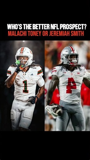 Who's better prospect? #DoubleCoverage #nfl #malachitoney #jeremiahsmith #nfldraft