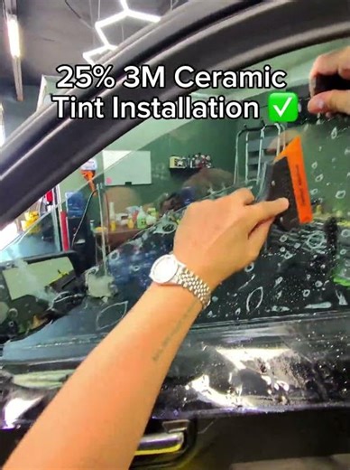 Installing 25% 3M Ceramic Tint Like a Pro