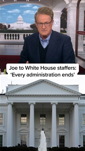 Joe to White House staffers: ‘Every administration ends’
