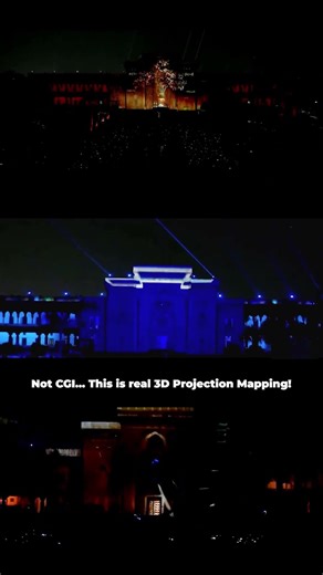 Lighting Up History with 3D Projection Mapping | Osmania University