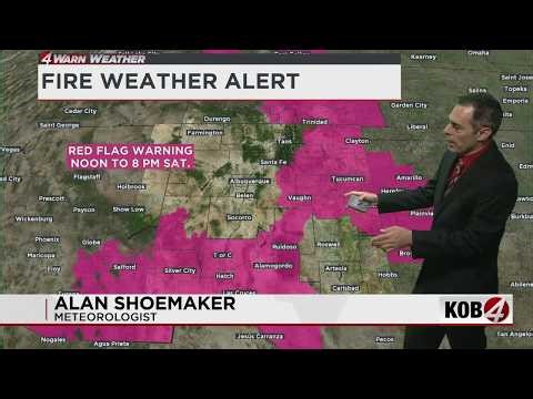 Winds whip up wildfire worries across New Mexico this weekend