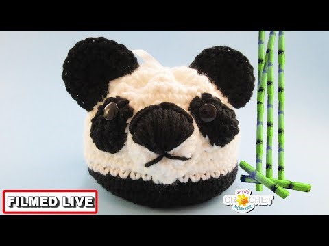 Panda Drawstring Bag - Jayda InStitches Crochet Along - January 12, 2026