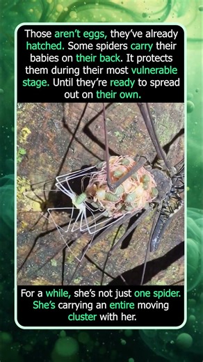 This Spider Is Carrying Dozens of Babies