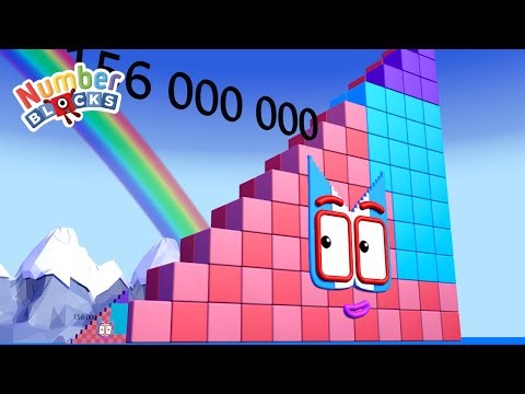 Learn Numbers with Numberblocks Cube Adventure 156 to 156 Million Step Squad | Fun Math for Kids! 🚀