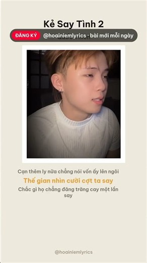 Kẻ Say Tình 2 - Quốc Thiên (Lyrics) | Men say của một cuộc tình