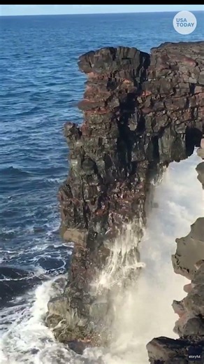 Iconic Hōlei Sea Arch in Hawaii collapses. See before and after videos.