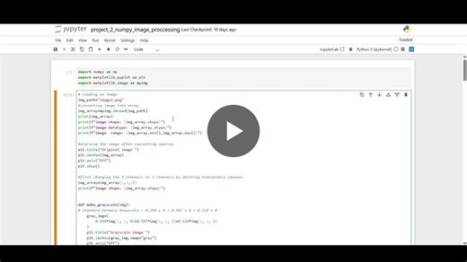 Hi everyone! I am excited to share that I have completed my Image Processing project using Python. This project is implemented using Python, NumPy, and Matplotlib. - The project focuses on basic… | Gopi chand Kalasani