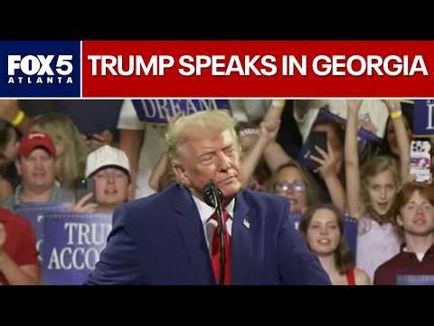 President Trump visits Wheeler High School in Cobb County | FOX 5 News