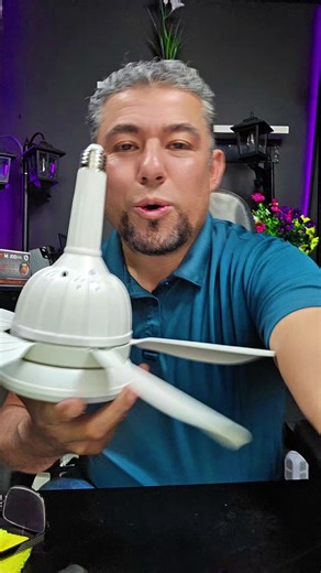 Foco con ventilador 2 en 1 con control remoto 💡🌀 #TikTokShopCreatorPicks #TikTokshoprestock #AprilRestock #HomeUpgrade #SmartHomeSocket Ceiling Fan Light with Remote Control, E27 Base Dimmable LED Energy-saving Lights with 3-Speed Wind Adjustment, Replacement for Lightbulb Base