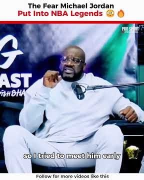 The Fear Michael Jordan Put Into NBA Legends #nba #prosport #shorts