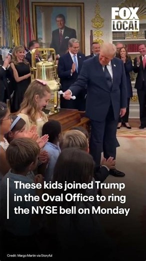 Trump rings NYSE bell