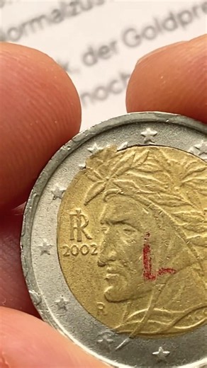 2 euro 2002 Italy DEFECT THAT ADDS VALUE