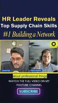 HR Leader EXPOSES: #1 Skill Supply Chain Pros IGNORE (Land Jobs FAST!) 🔥