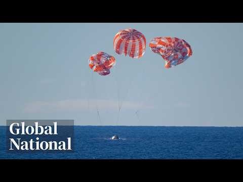 Global National April 10, 2026 | Artemis II crew returns to Earth after historic lunar mission