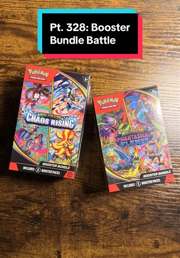 Phantasmal Flames VS Chaos Rising Booster Bundle Battle! (Part 328) Channel Profit/Loss Series #pokemoncards #pokemontcg #pokemon #pokemoncommunity