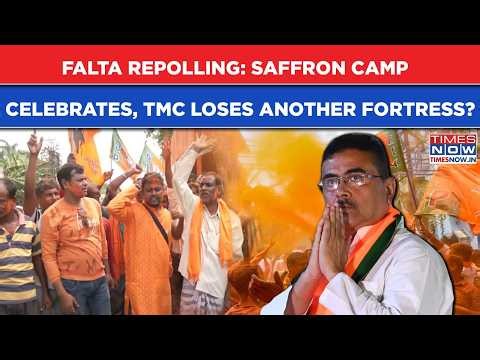 West Bengal Falta Repolling: BJP Camp Celebrates Amid Massive Lead, TMC Loses Another Fortress?