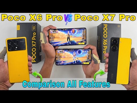 Poco x7 pro vs poco x6 pro speed test and comparison all features