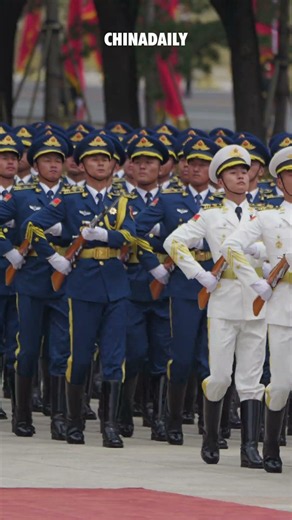 The geometric perfection of PLA honor guard