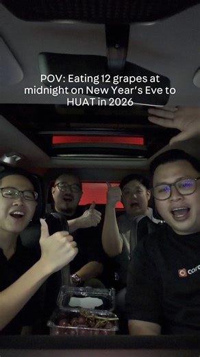 Carousell Autos on Instagram: "Submitting our application to HUAT in 2026!🥳 #viral #12grapes #newyear #carousellautos"