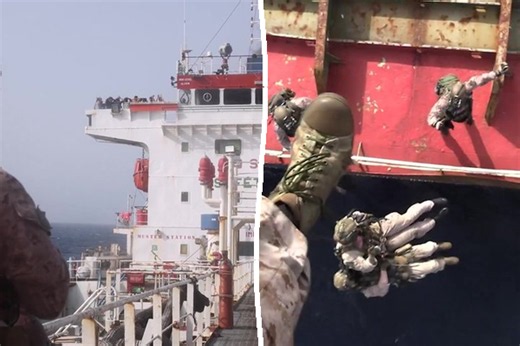 US boards Iranian-flagged tanker amid blockade enforcement