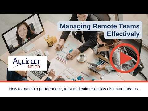 Managing Remote Teams Effectively