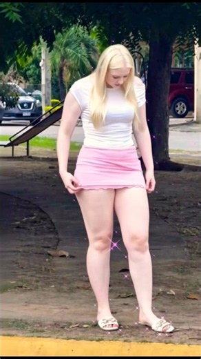 Blonde in White & Pink #shorts