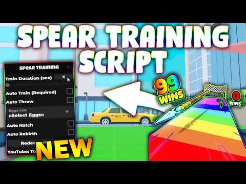 *NEW* Spear Training! Script (PASTEBIN 2026) (AUTO TRAIN , AUTO THROW , AUTO HATCH , AUTO REBIRTH )