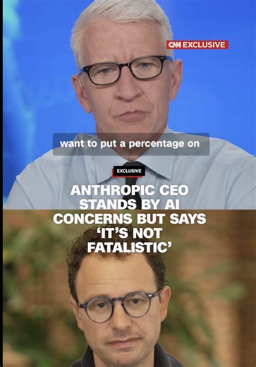In an exclusive interview with CNN’s Anderson Cooper, Anthropic CEO Dario Amodei says he stands by concerns and risks over AI especially if AI companies respond in the “wrong way” but says “it’s not fatalistic” if companies, governments and individuals each play a role to push AI’s future in the “right way.”