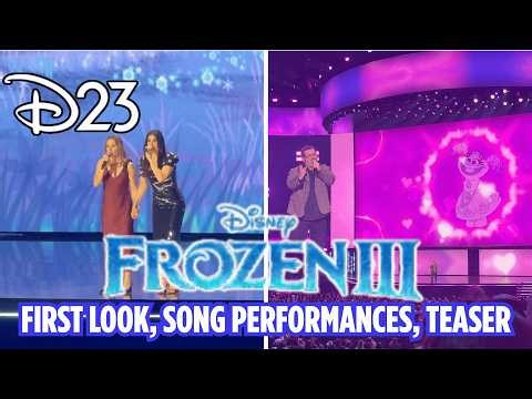 Frozen III - D23 First Look, New Song Performances by Kristen Bell, Idina Menzel, & Josh Gad, Teaser